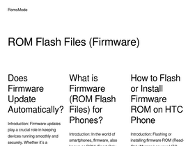 'romsmode.com' screenshot