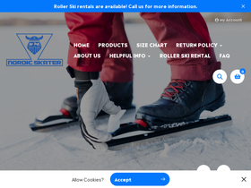 nordicskaters.com homepage screenshot