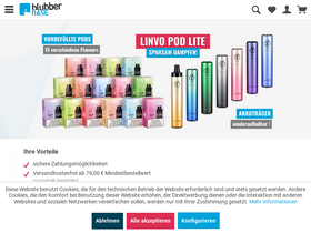 'blubber-oase.de' screenshot