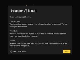 'krooster.com' screenshot