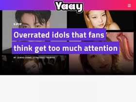 'yaay.today' screenshot