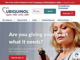 'ubiquinol.org' screenshot