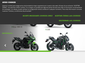 'kawasaki.es' screenshot