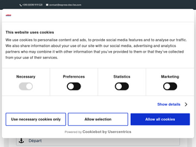 'express-des-iles.fr' screenshot
