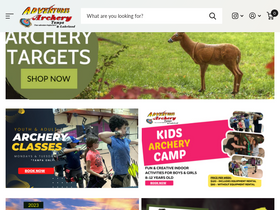 adventuresarchery.com homepage screenshot