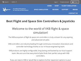 vkb-sim.com.au homepage screenshot