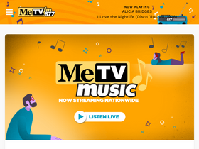 'metv.fm' screenshot