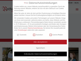 'rothenburg-tourismus.de' screenshot