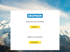 'decathlon.be' screenshot