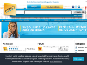 'imenik.hr' screenshot
