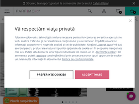 'parfimo.ro' screenshot