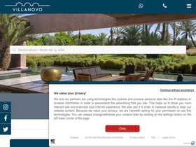 'villanovo.fr' screenshot