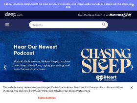 'sleep.com' screenshot