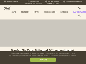 high5shop.de homepage screenshot