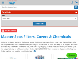 'masterspaparts.com' screenshot