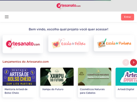 'artesanato.com' screenshot