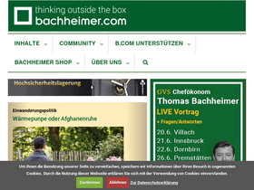 'bachheimer.com' screenshot