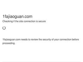 '1fajiaoguan.com' screenshot