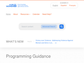 'endvawnow.org' screenshot