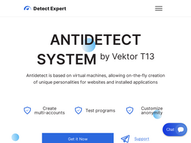'detect.expert' screenshot