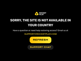 'rocketplay.com' screenshot