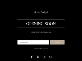 greenorchyd.com homepage screenshot