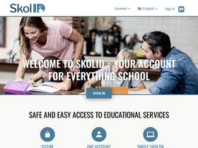 'skolid.se' screenshot