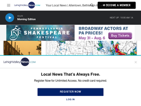 'lehighvalleynews.com' screenshot