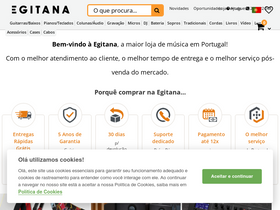 'egitana.pt' screenshot