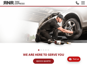 'rnrtires.com' screenshot