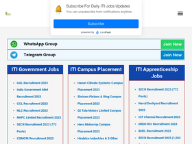 'itijobs.co' screenshot