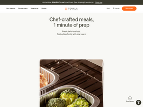 'tovala.com' screenshot