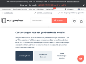 'europosters.nl' screenshot