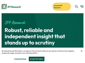 'iffresearch.com' screenshot