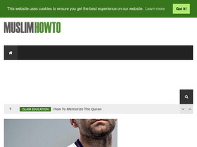 'muslimhowto.com' screenshot