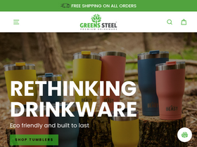 'greenssteel.com' screenshot