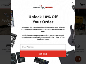 'pitbullaudio.com' screenshot