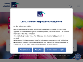 'e-beneficiaire.cnp.fr' screenshot