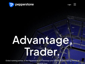 'pepperstone.com' screenshot