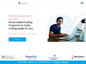 'prepbytes.com' screenshot