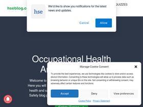 'hseblog.com' screenshot