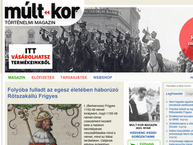 'mult-kor.hu' screenshot