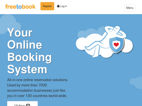 'freetobook.com' screenshot