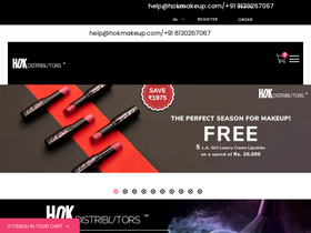 hokdistributors.com homepage screenshot