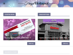 'frugalhotspot.com' screenshot