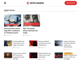 'crypto-insiders.nl' screenshot