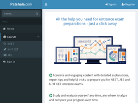 'patshala.com' screenshot