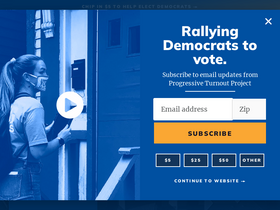 'turnoutpac.org' screenshot