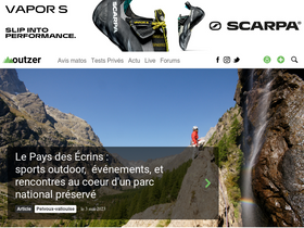 'outzer.fr' screenshot