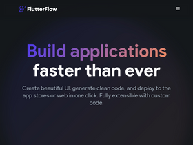 'flutterflow.io' screenshot